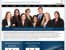 Tablet Screenshot of kcimmigrationlaw.com